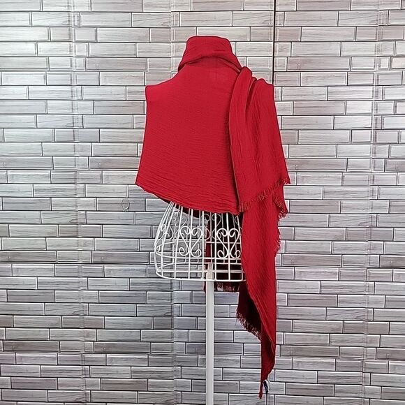 Apt 9 apple red rayon scarf or wrap One Size - Picture 5 of 10